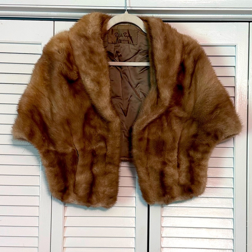 Vintage Mink Shawl